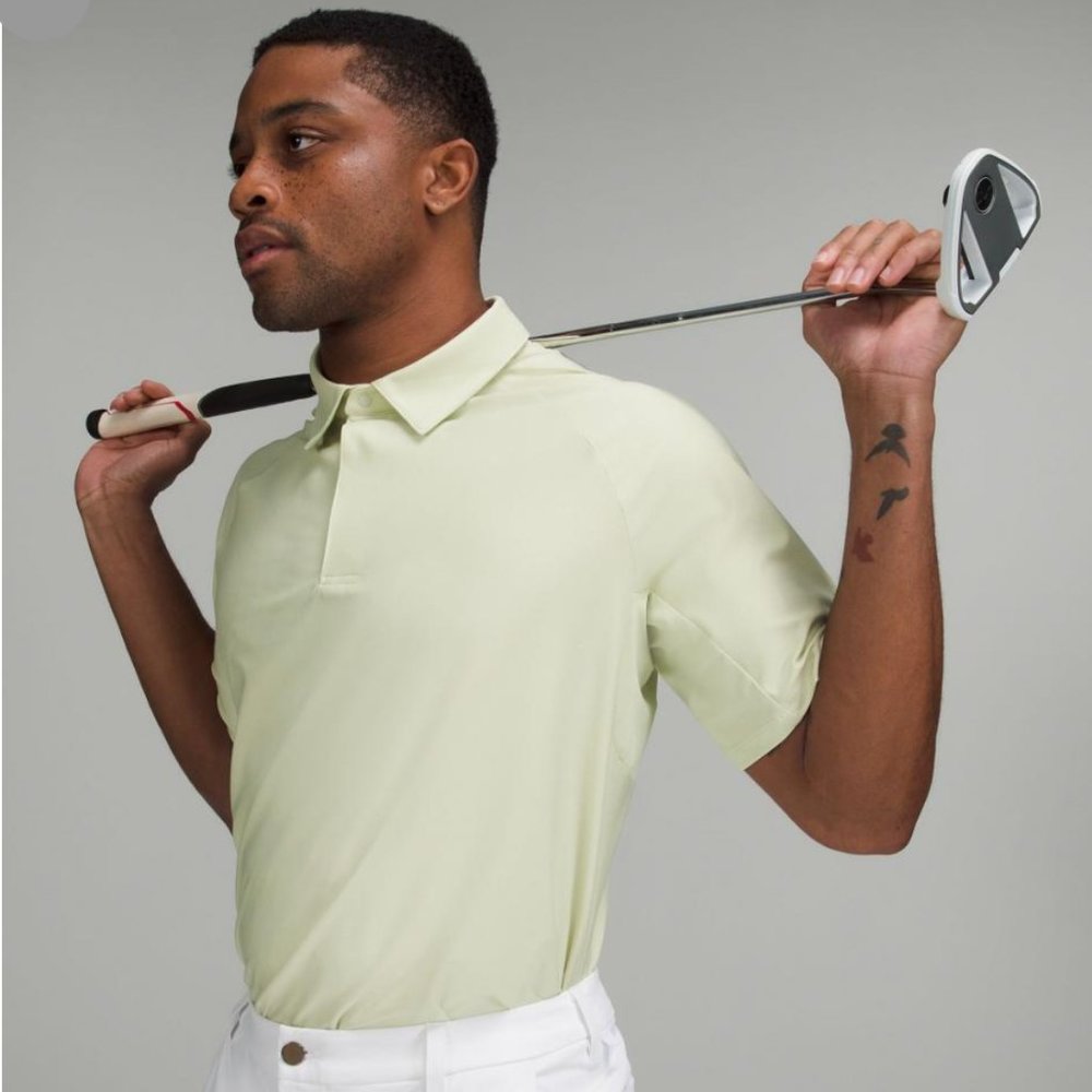 NWT Lululemon Stretch Golf Polo in Dewy (LM3DIYS) size XXL
